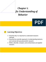 CHAPTER 1 - Field Methods in Psychology