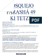 Bosquejo Parashá 49 Ki Tetze: Santidad Y Las Leyes de Elohím