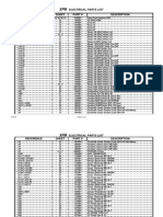 XPM - Electrical Part List