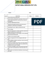 Pre Monsoon Checklist