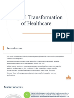 Digital Transformation of Healthcare