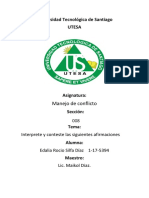 Manejo de Conflicto Tarea 1