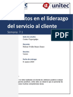 T.7.1 Elementos en El Liderazgo de Servicio Al Cliente