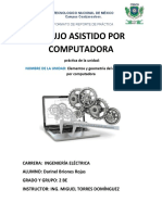 Reporte de Practica autoCAD