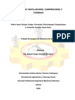 Informe de Ventiladores, Compresores y Turbinas