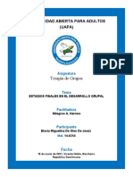 Tarea 5 de Terapia de Grupos