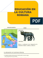 Educación en La Cultura Romana