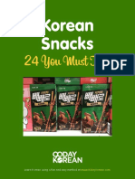 Korean Snacks: 24 You Must Try!