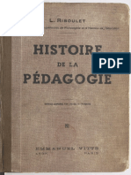 Histoire de La Pédaggie