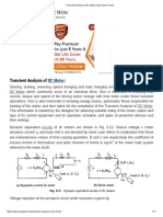 Transient Analysis of DC Motor