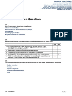 SITXFIN004 - Week 2 Practice Question - Solution