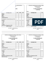 9-Chrysanthemum 9-Chrysanthemum Grade Slip Grade Slip: Learning Areas 1st 2nd 3rd Learning Areas 1st