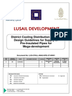 Lus-Cpall-Maq-Spe-Ut-00001 - District Cooling Distribution System Design Guidelines For Supply of Pre Insulated Pipes For Mega Development - Rev. 00