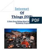 Hi Tron Two Days IoT Internet of Things Professional Training Brochure