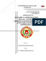 Modificaciones en El PCGE 2019