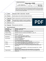 Piping Spec: CS300 TFS 1022: Engineering Standard