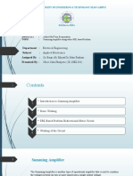 Applied Electronics (Mid-Term Presentation) K-18EL101