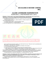 NLE Exam Drill 3 Q Only 100