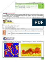 TLE 8 - Handicraft Production Lesson 2: Elements of Design: Information Section