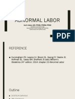 Abnormal Labor: Ina S. Irabon, MD, Fpogs, FPSRM, Fpsge