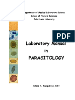 Laboratory Manual in Parasitology