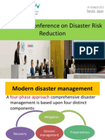 UN World Conference On Disaster Risk Reduction