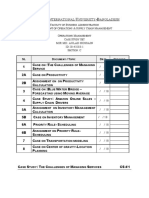 Operation Management Case Study