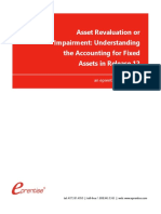 Asset Revaluation or Impairment: Understanding The Accounting For Fixed Assets in Release 12