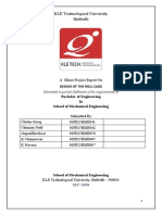 KLE Technological University Hubballi: A Minor Project Report On