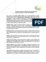 Contrato de Prestacion de Servicios Celebrado Entre Mantenimiento Decoraciones Casa Verde Sas