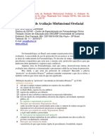 Protocolo de Avaliação Miofuncional Orofacial - Irene Queirós Machesan