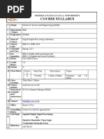 Course Syllabus: United International University