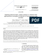 Applying Physical Input Output Analysis