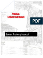 SERVER TRAINING MANUAL With Washout