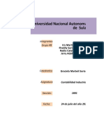 Ejercicio de Contabilidad de Costos