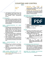 Cost Accounting and Control: Joint and By-Products Standard Costing