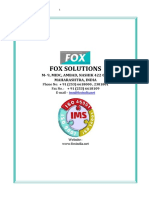 Fox Solutions: M-9, MIDC, AMBAD, NASHIK 422 010 Maharashtra, India