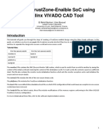 Design A Trustzone-Enalble Soc Using The Xilinx Vivado Cad Tool