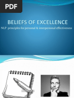 Beliefs of Excellence