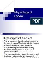 Physiology of Larynx