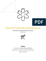 Summer Chemistry Olympiad 21: Chemistry Olympiads Discord Server