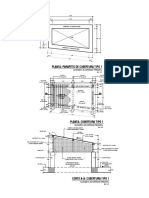 Planta: Parapeto de Cobertura Tipo 1: Claraboya de Corredor Principal