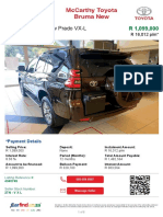 McCarthy Toyota Bruma New - 2021 - Brown - Toyota - Prado VX-L 2.8GD Auto - 14 Jan 2021