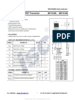 Isc N-Channel MOSFET Transistor: IRF1010E IIRF1010E