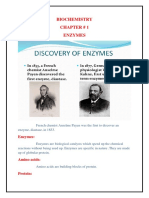 Biochemistry Chapter # 1 Enzymes