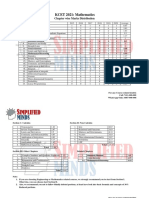 KCET2021 Complete Analysis and Study Plan