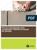 Control de Calidad en Revoques