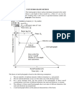 Unit Hydrograph Lecture Notes