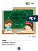 Cuadernillo de Escritura 1° Básico - 2021