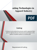 Cutting Technologies in Apparel Industry: Swarnim Singh